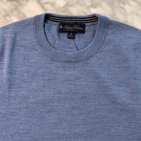 Brooms Brothers Blue Merino Wool Sweater, size medium